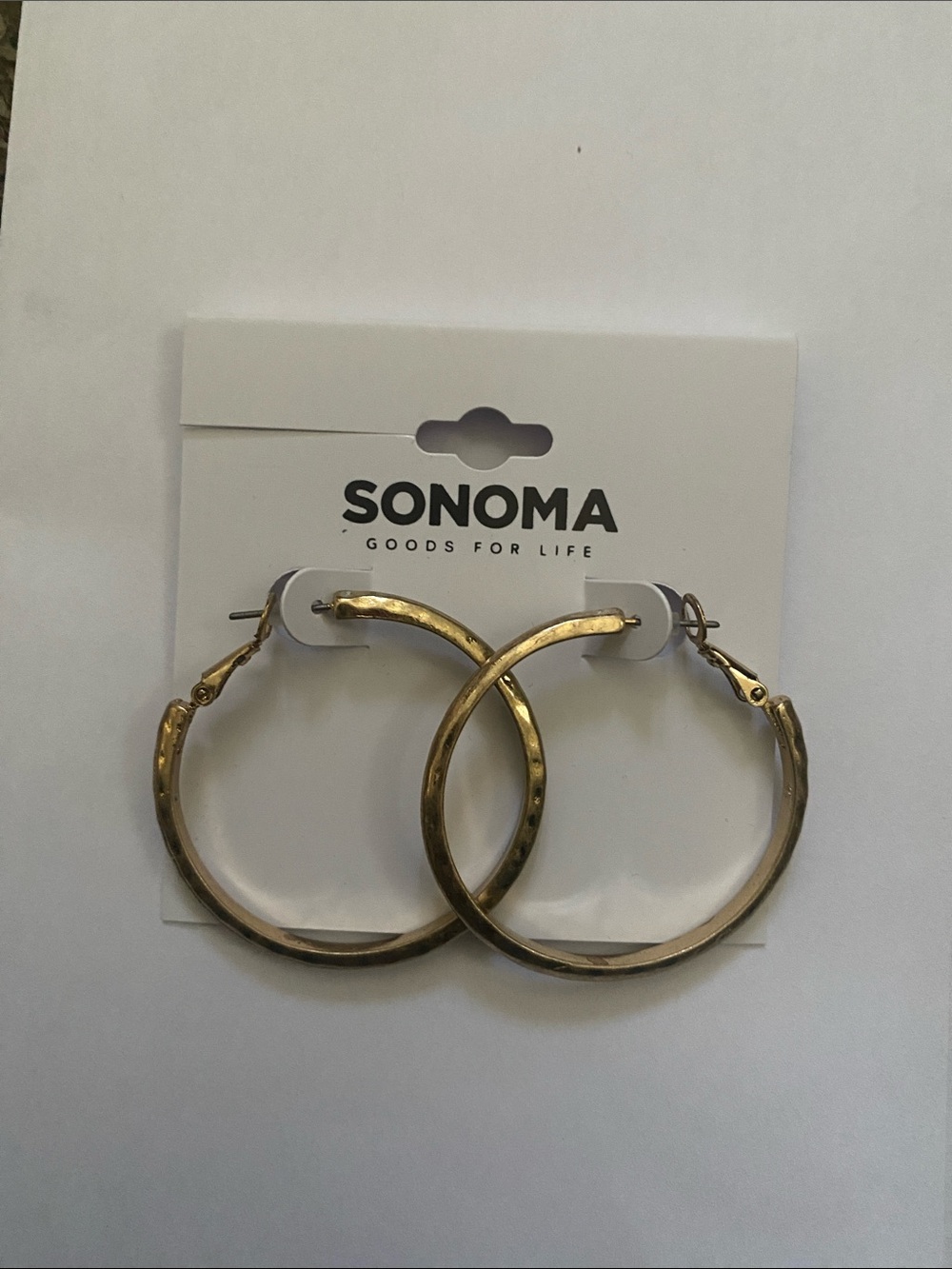 SONOMA Textured Gold Hoop Earrings